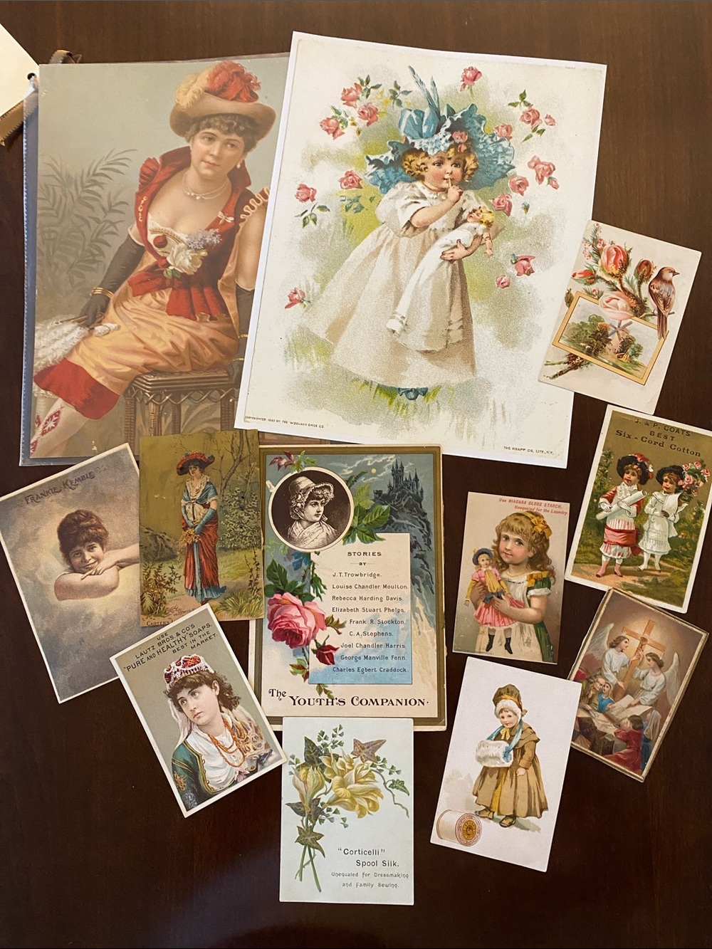 Vintage Trade Cards • Illustration Prints - Assorted Color